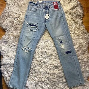 Levis 150 Anniversary 501 Sashiko Repair Denim Selvedge
